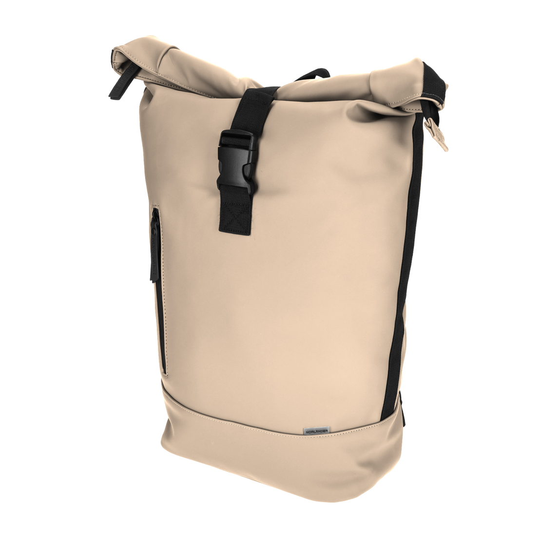 NL Dull PU Rol Rugtas Eco Lining Taupe