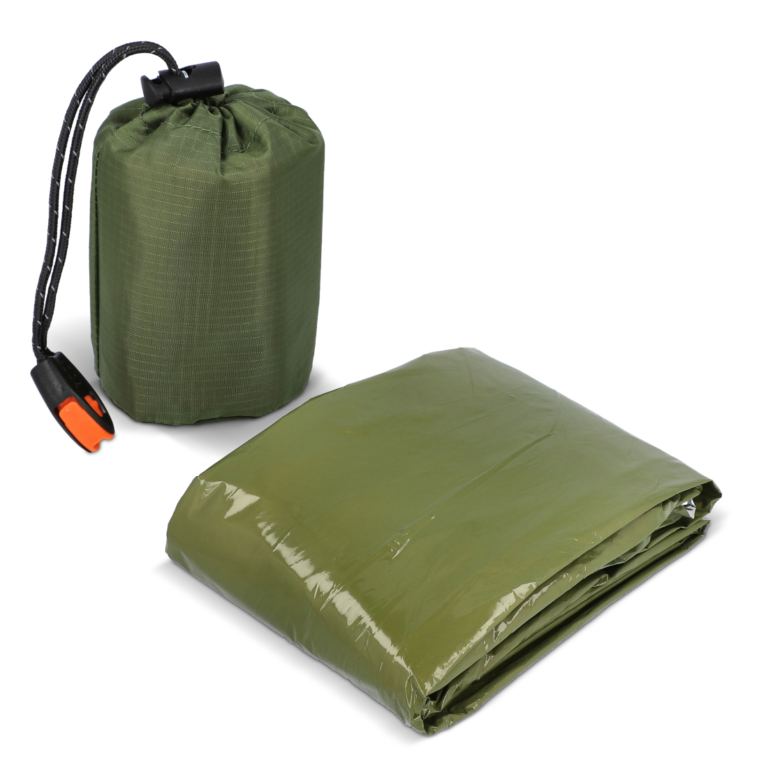 Outdoor Survival 2-in-1 thermische poncho