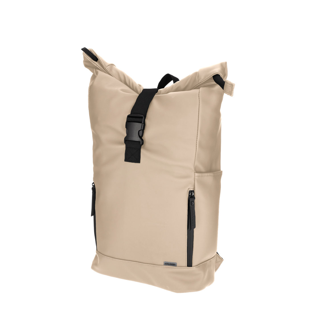 Dull PU Fiets Rugtas Eco Lining Taupe