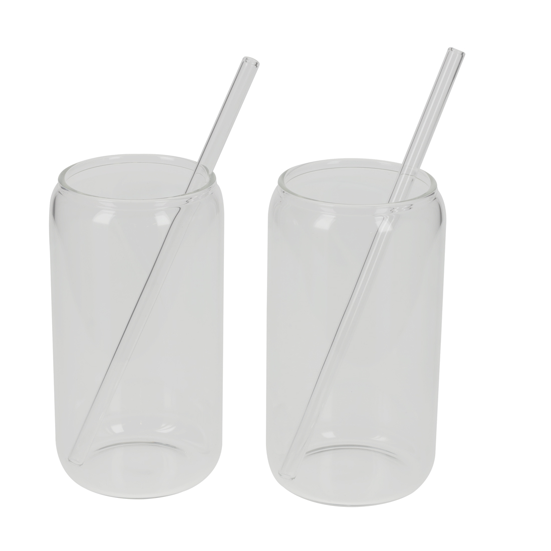 Cocktailglazen met Rietje set van 2