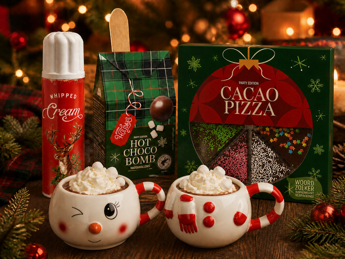Sneeuwpop Choco Party voor Twee