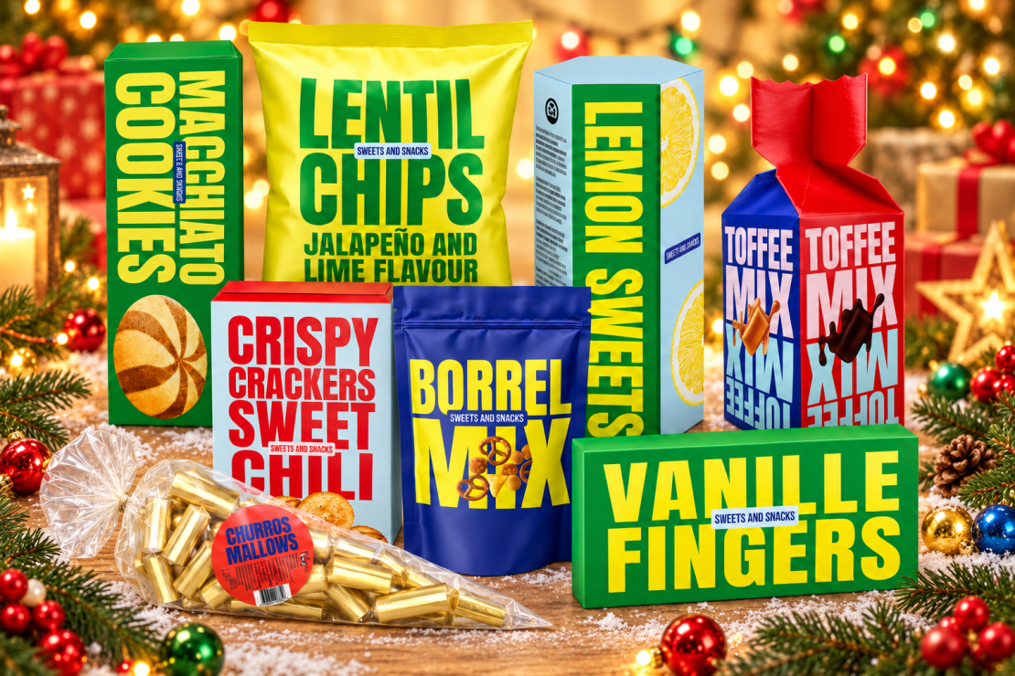 Merry & Bright – een kleurrijk kerstpakket vol lekkers