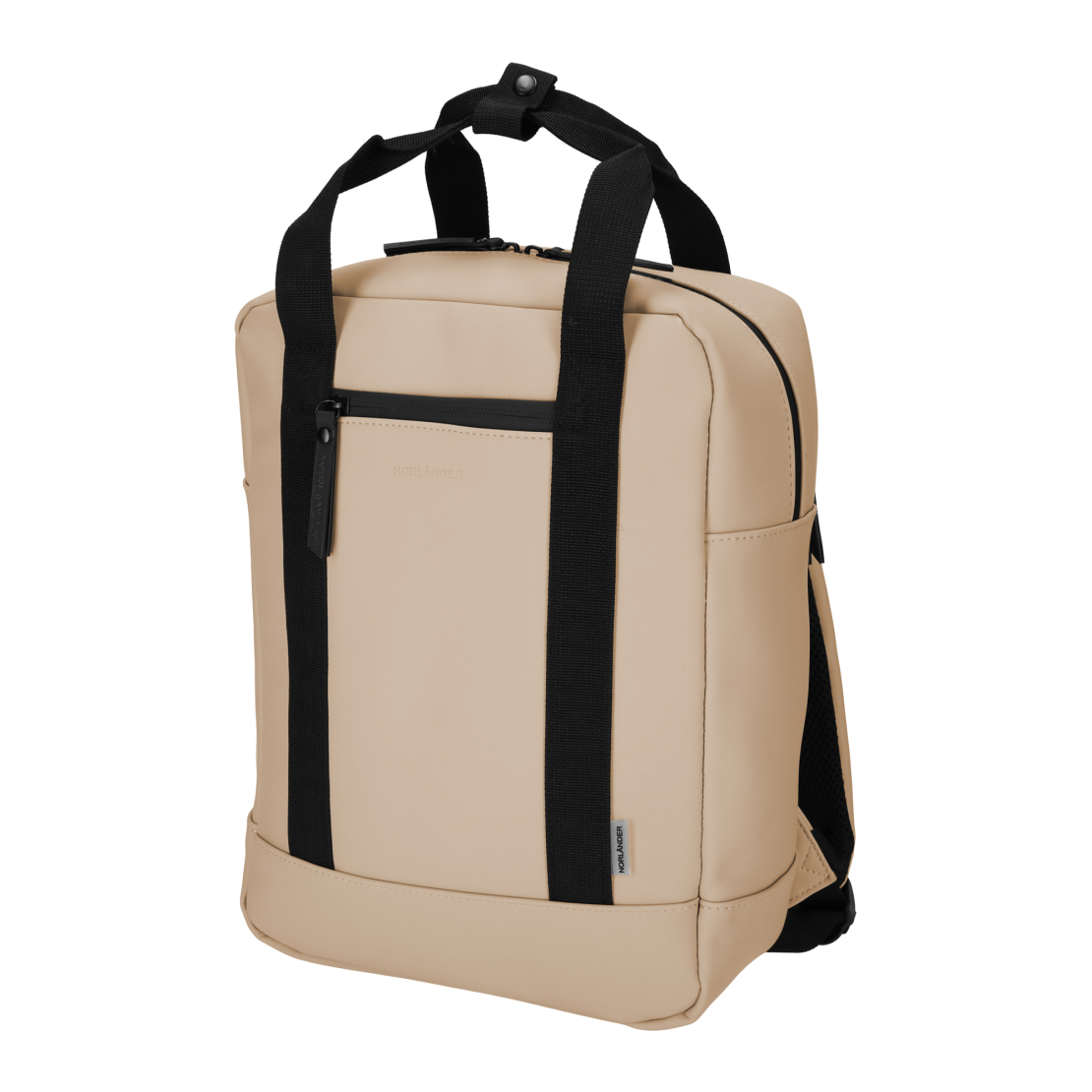 Dull PU Rugtas Eco Lining Taupe
