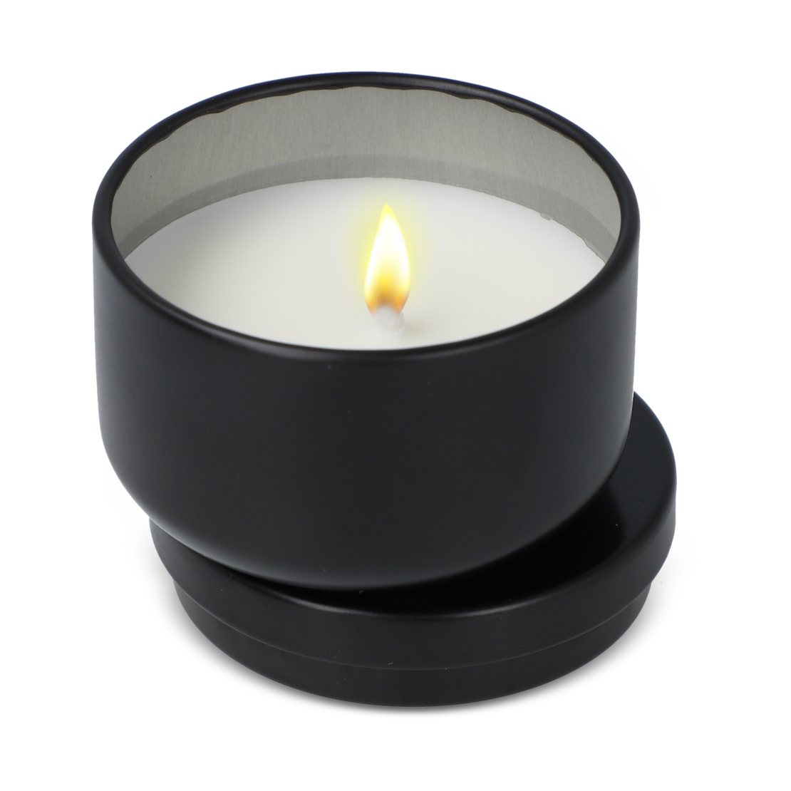 Asana plantaardige kaars in gerecycled blik