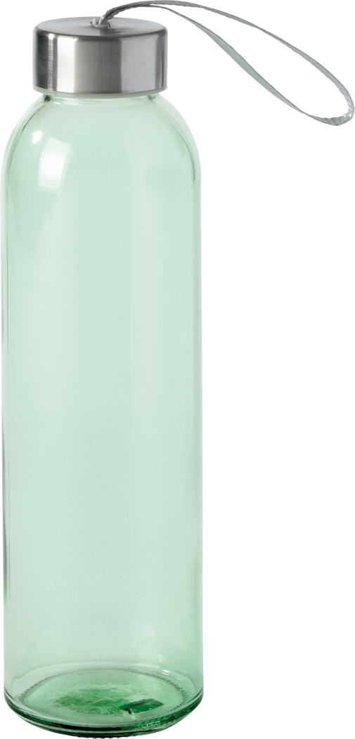 Glazen drinkfles take smart