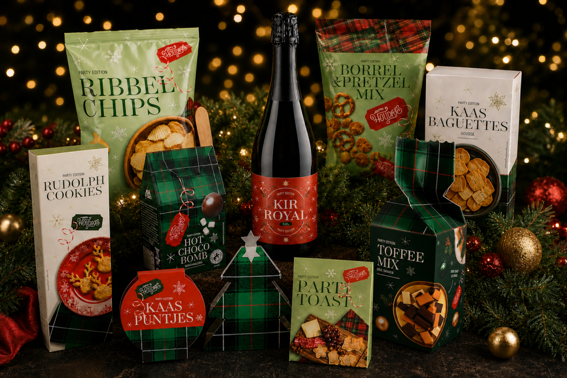 Kerstpakket Happy Holidays – Feestelijk Genieten