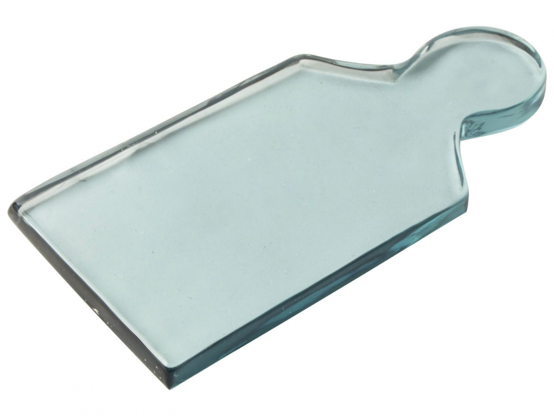 Glazen serveerplankje 21x10cm