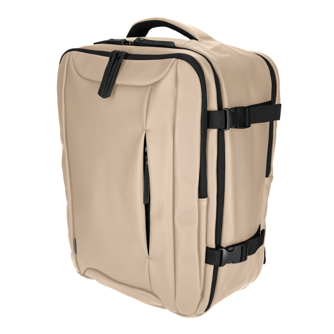 Dull PU Underseater Rugtas Eco Lining Taupe