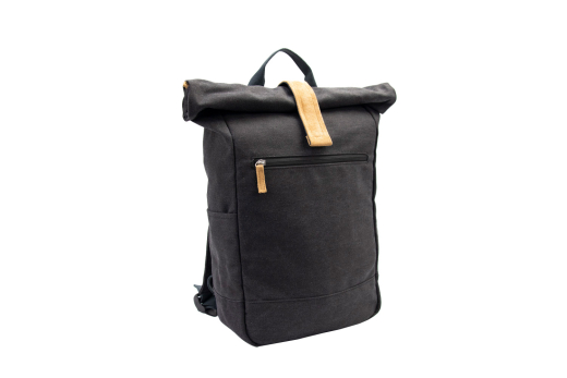 Casual Backpack Canvas Zwart