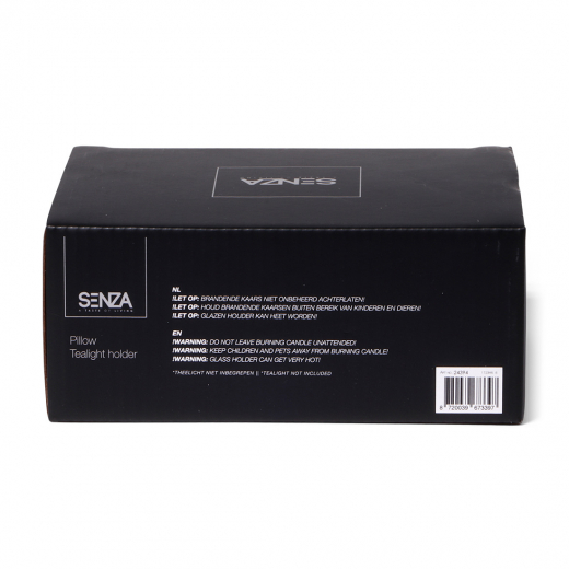 Theelicht houder kussen groot wit