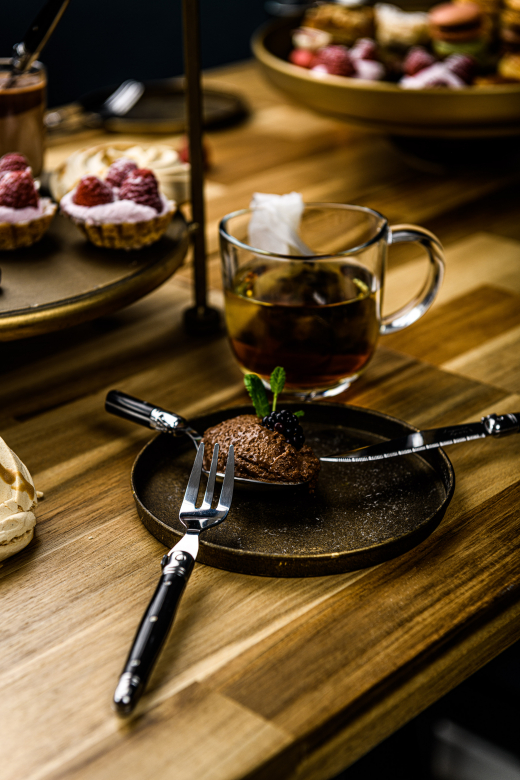 Mini couvert zwart 12 delig