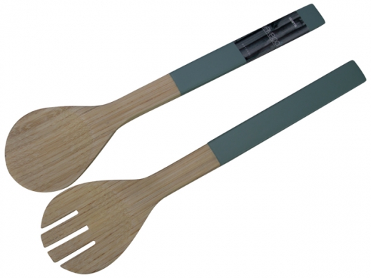 Saladecouvert bamboe/blauw