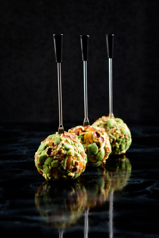 12 Pinchos zwart abs in doosje