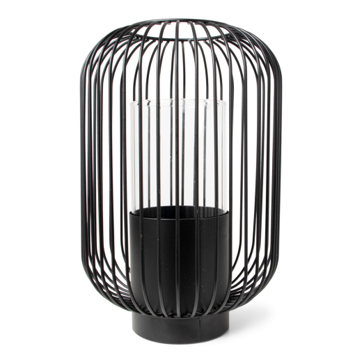 Draadlantaarn Zwart