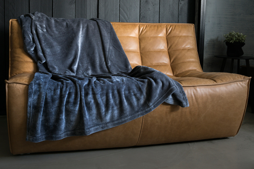 Fleeceplaid Flanel Donkergrijs