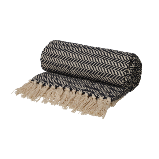 Basic Recycled Cotton Plaid Blauw