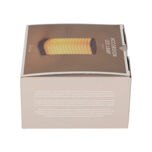 Accordeon LED Lamp Walnoot
