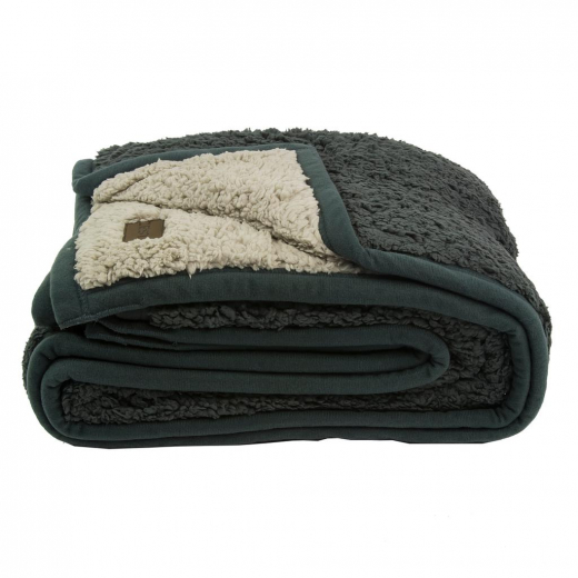 Plaid 125*150 Doubleface Cosy Antra/Beige