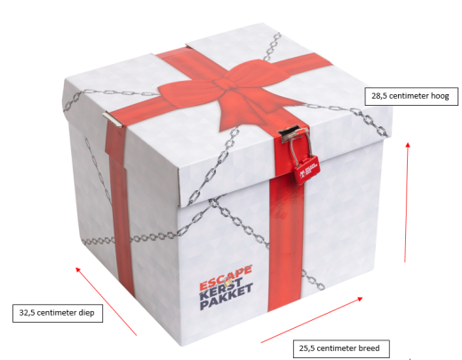 Escape Kerstpakket box