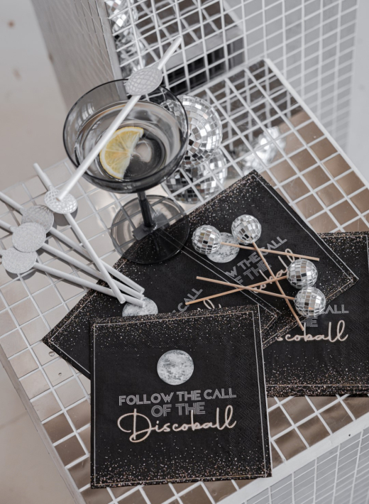 Papieren Rietjes Disco 8 stuks