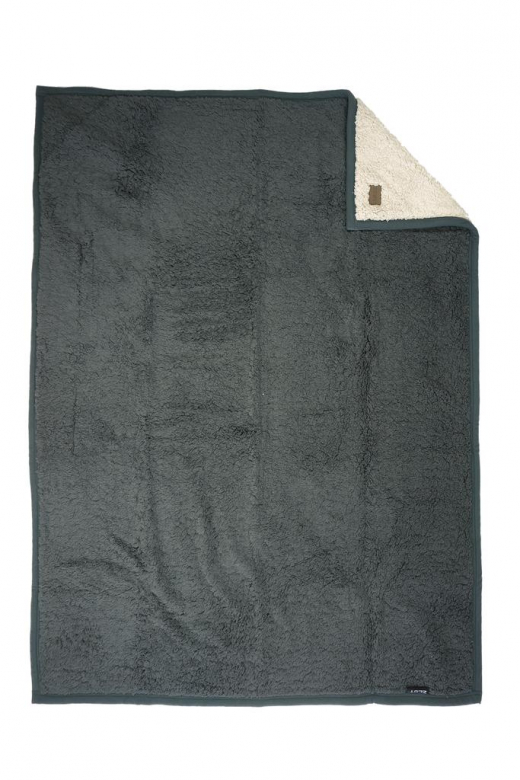 Plaid 125*150 Doubleface Cosy Antra/Beige