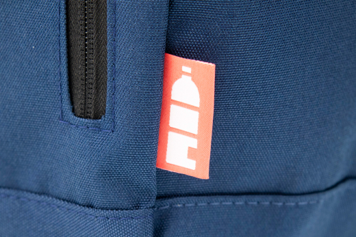 Basic rolltop backpack Navy Recycle Bags