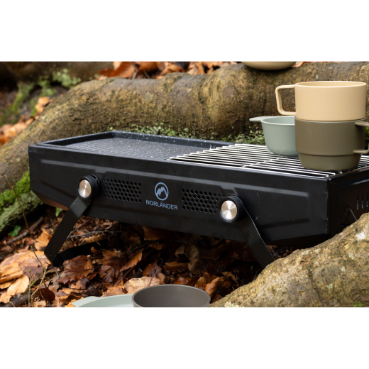 Outdoor BBQ met Grill Zwart