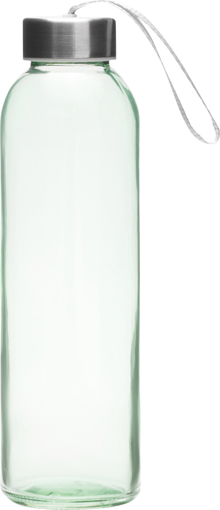 Glazen drinkfles take smart