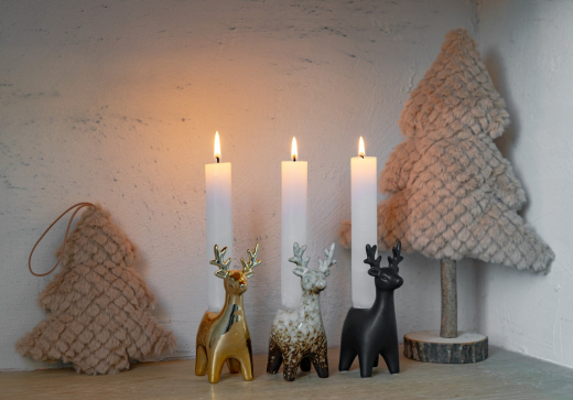 JENS Living Rendier Kandelaar Goud