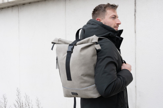 Nubuck Urban Rugtas Taupe