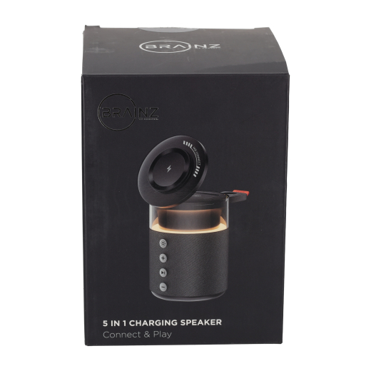 5 in 1 Charging Speaker Zwart