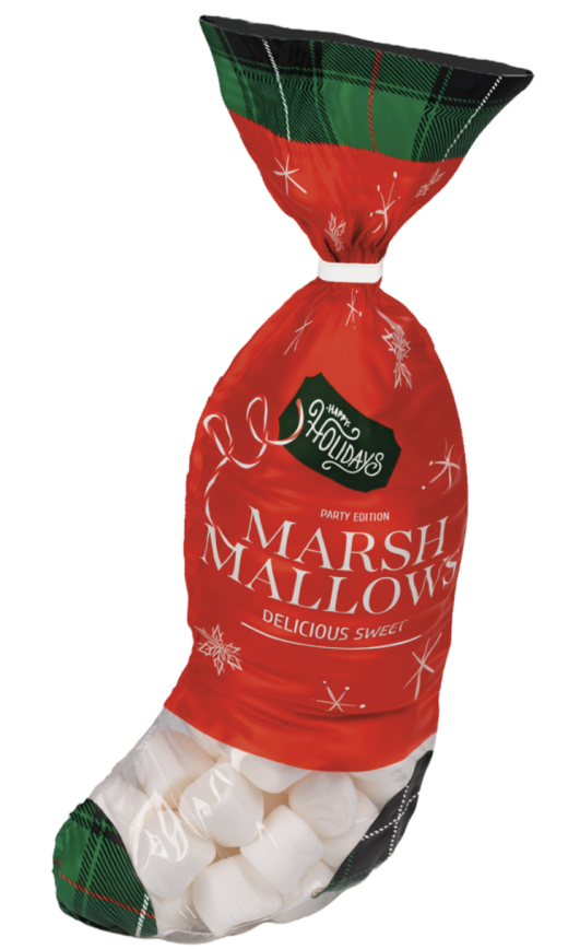Kerstsok marshmallows 200 gram