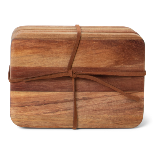 Acacia Serveerplankjes set van 4