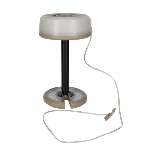 2-in-1 Uitschuifbare LED Lamp & Slinger Taupe