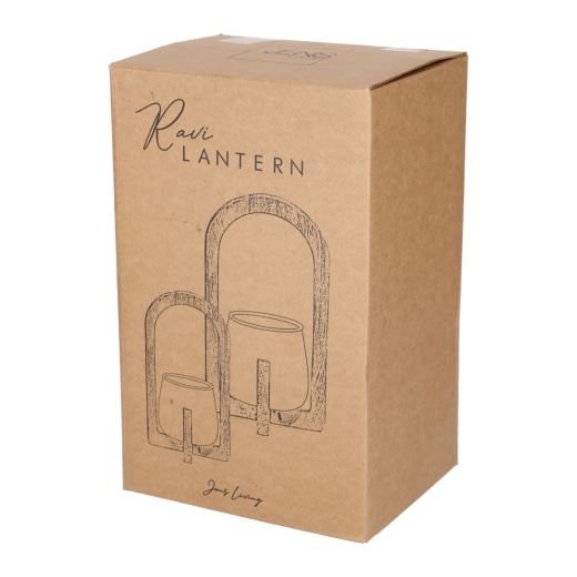 Lantaarn Ravi Naturel Small