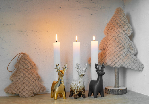 JENS Living Rendier Kandelaar Goud