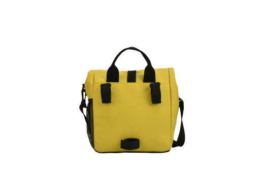 Travelcollectie Mat PU lunch koeltas geel