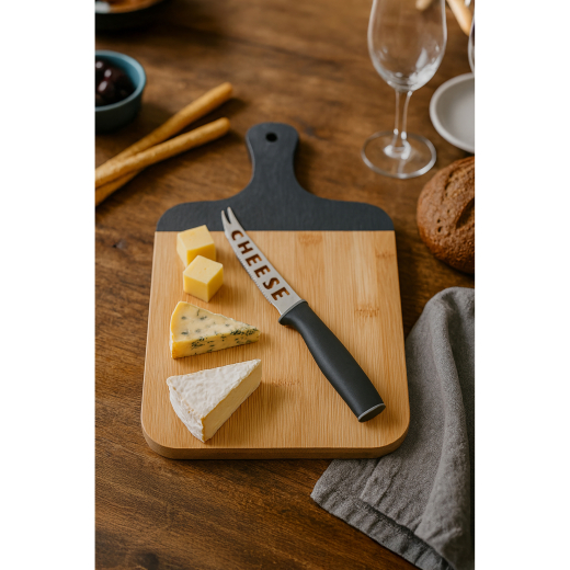 Serveerplank met Kaasmes