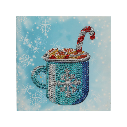 Diamond Painting Winterkaarten set van 4