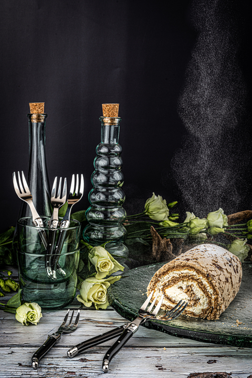 Laguiole taartvorken zwart