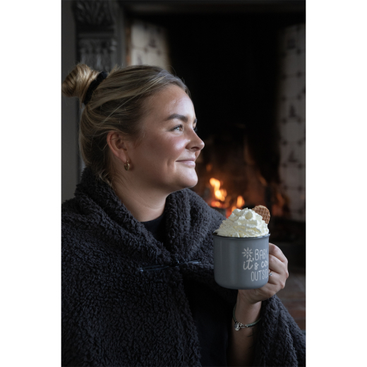 Teddy Plaid Antraciet