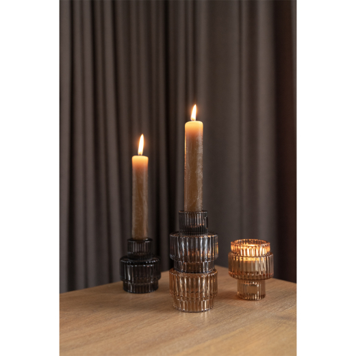 Duo Kandelaar Bruin