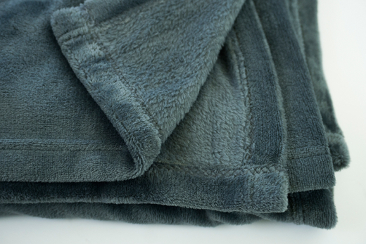 Fleeceplaid met mouwen Flanel Donkergrijs