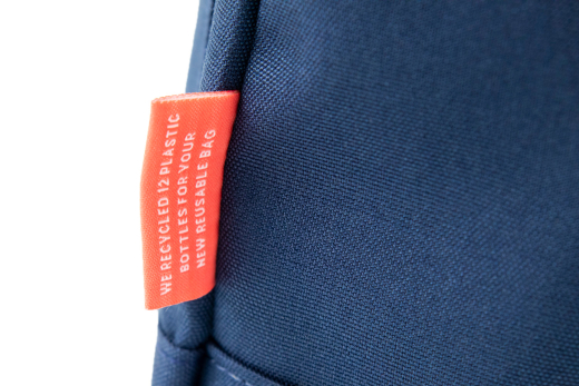 Basic rolltop backpack Navy Recycle Bags