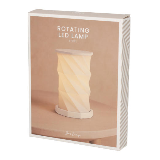 Roterende LED Lamp Steengrijs