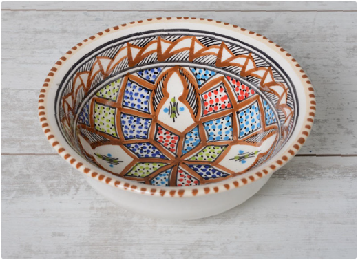 Saladier 20 cm Marron