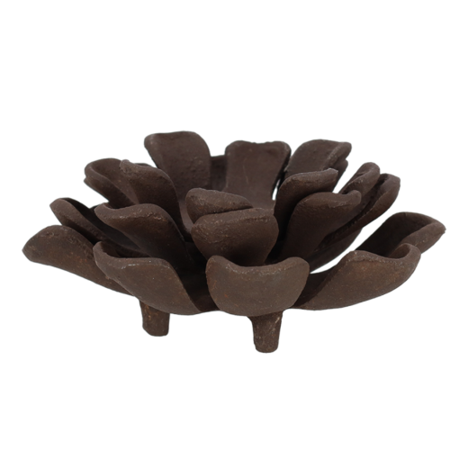 Theelichthouder dennenappel