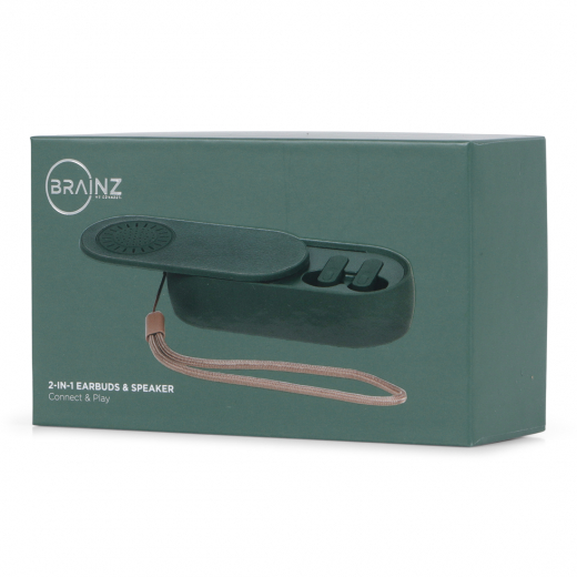 2-in-1 Earbuds & Speaker Groen