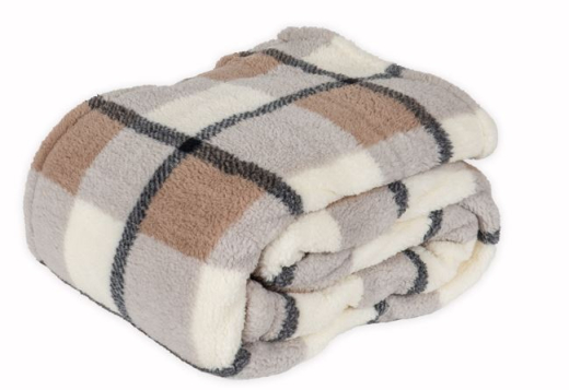 Sherpa Plaid XL Recycled ruit