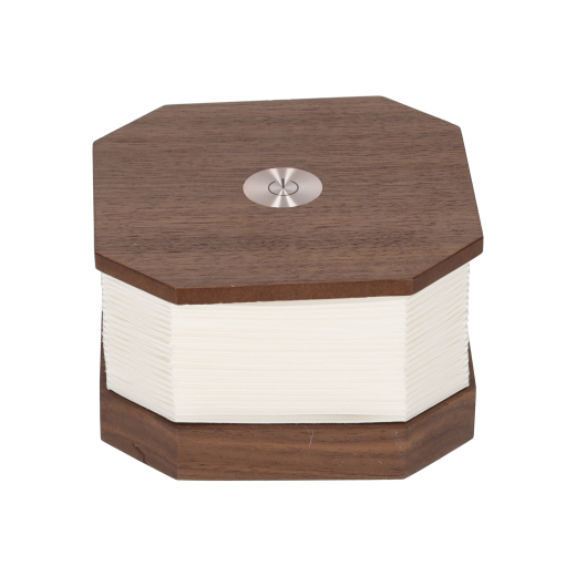 Accordeon LED Lamp Walnoot
